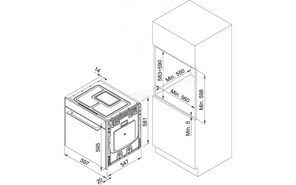 FRANKE FS 913 P BK - Sch&eacute;ma technique