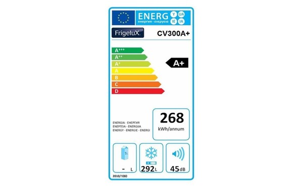 FRIGELUX CV300A+ - &Eacute;tiquette &eacute;nergie