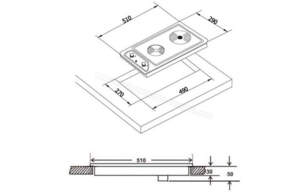 FRIONOR DE29IN - Sch&eacute;ma technique