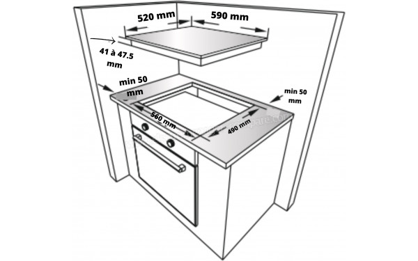 FRIONOR TVS64 - Dimensions