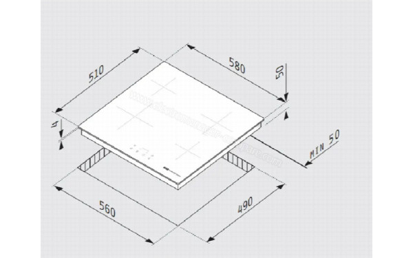 FRIONOR VS4NO - Dimensions