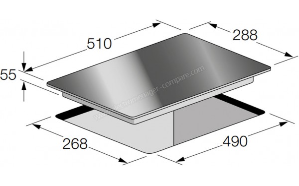 FULGOR MILANO CH 302 ID TC WH - Sch&eacute;ma technique