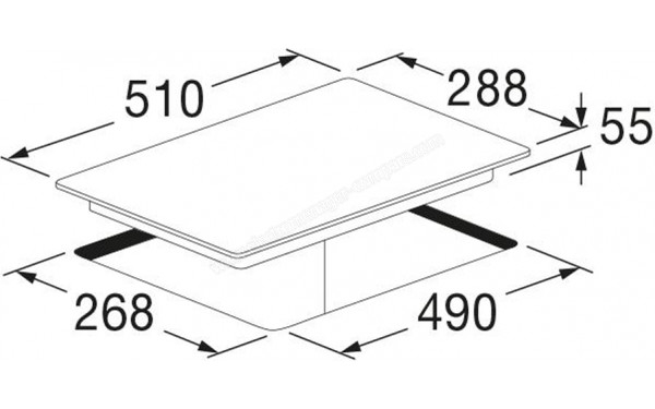 FULGOR MILANO FCH 302 ID TS BK - Dimensions
