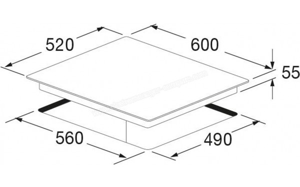 FULGOR MILANO FCH 604 ID TS WH - Dimensions