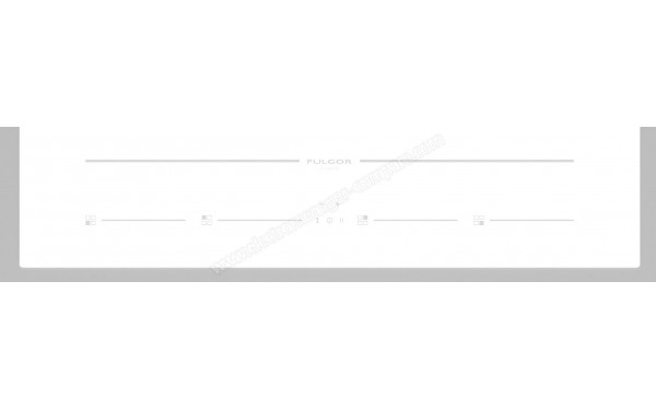 FULGOR MILANO FCH 604 ID TS WH - Panneau de commandes