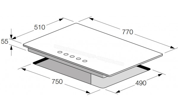 FULGOR MILANO FCH 775 G WK WH - Sch&eacute;ma technique