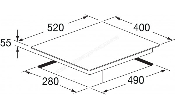 FULGOR MILANO FSH 402 ID TS WH - Vue du dessus