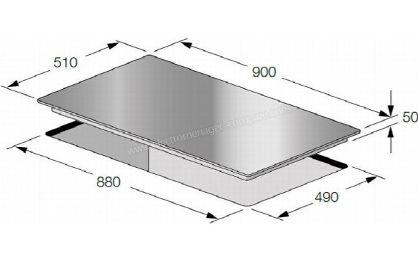 FULGOR MILANO FSH 905 ID TS WH - Dimensions