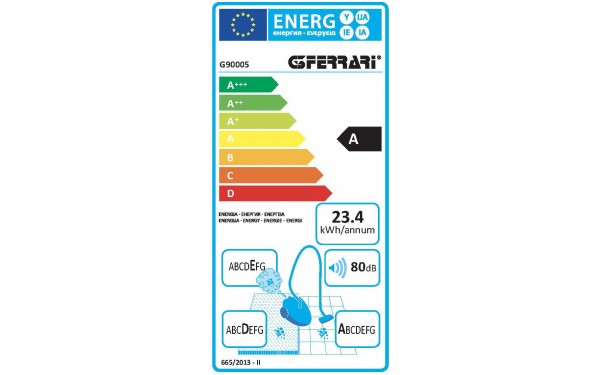 G3FERRARI G90005 Revolution - &Eacute;tiquette &eacute;nergie