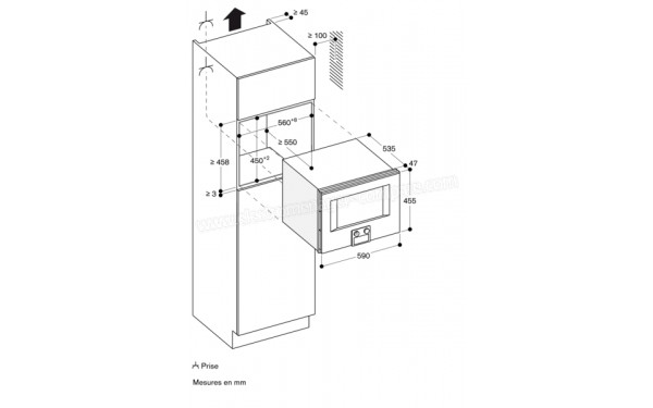 GAGGENAU BM451110 - Dimensions