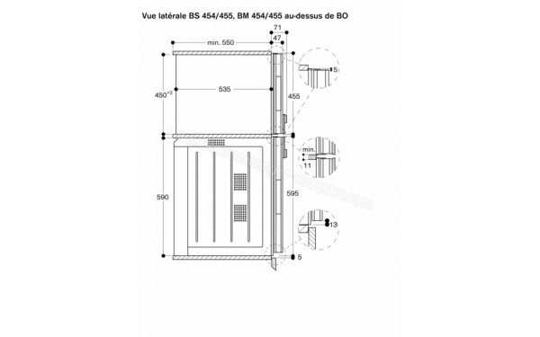 GAGGENAU BM454110 - Dimensions
