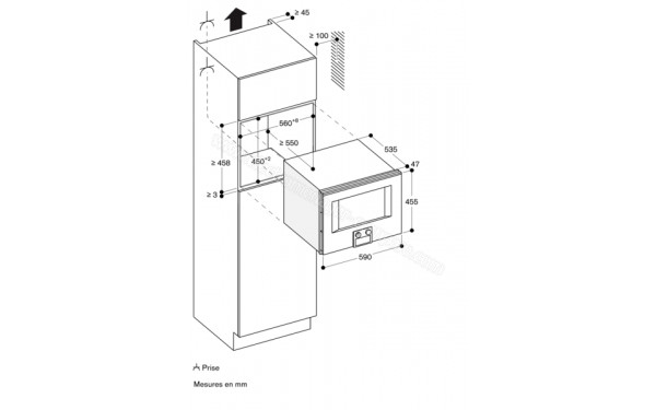 GAGGENAU BM454110 - Dimensions