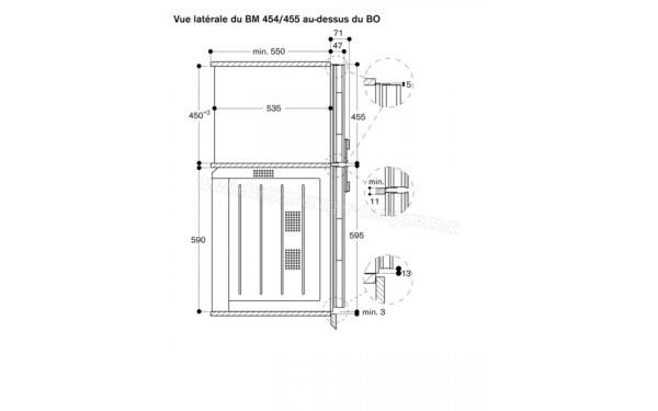 GAGGENAU BM454110 - Dimensions