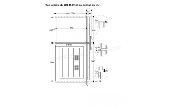 GAGGENAU BM455110 - Dimensions