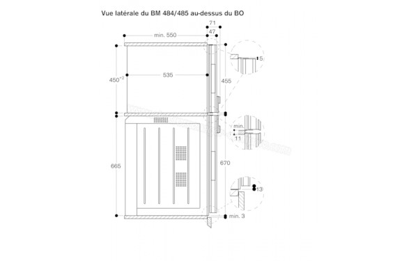GAGGENAU BM485110 - Dimensions
