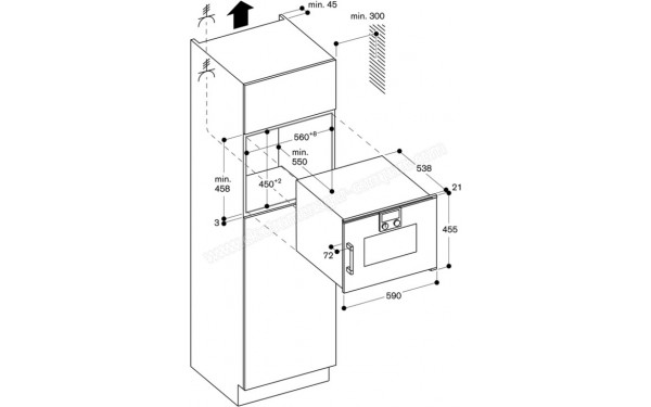 GAGGENAU BMP250100 - Dimensions