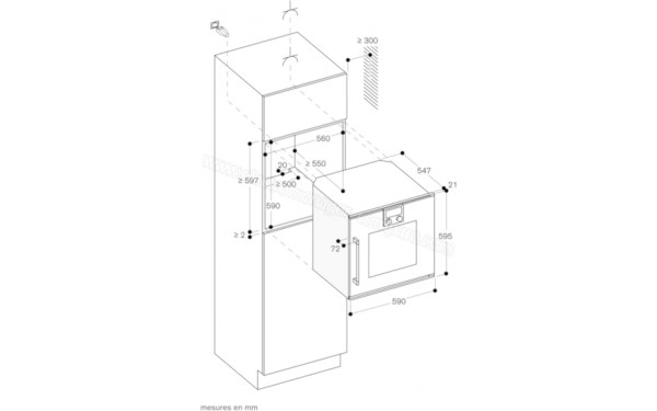 GAGGENAU BOP220102 - Sch&eacute;ma technique