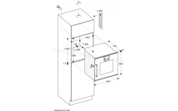 GAGGENAU BOP250132 - Dimensions