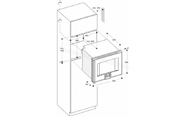 GAGGENAU BS255110 - Dimensions