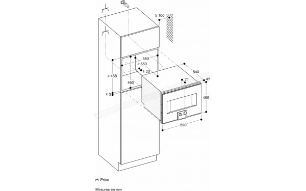 GAGGENAU BS450111 - Dimensions