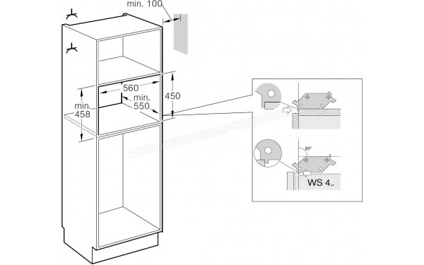 GAGGENAU BS451110 - Sch&eacute;ma technique