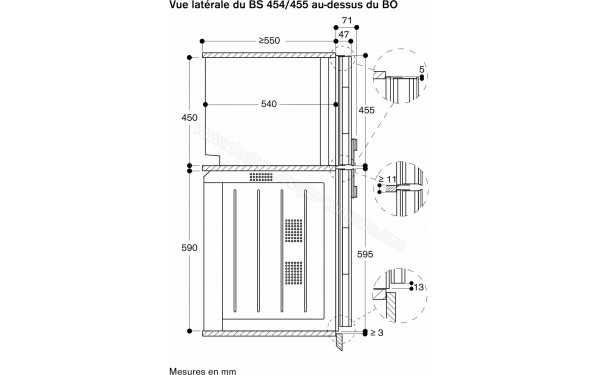 GAGGENAU BS451111 - Dimensions