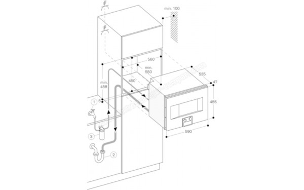 GAGGENAU BS470101 - Sch&eacute;ma technique