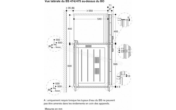 GAGGENAU BS475102 - Dimensions