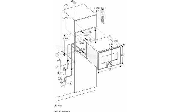 GAGGENAU BS475102 - Dimensions