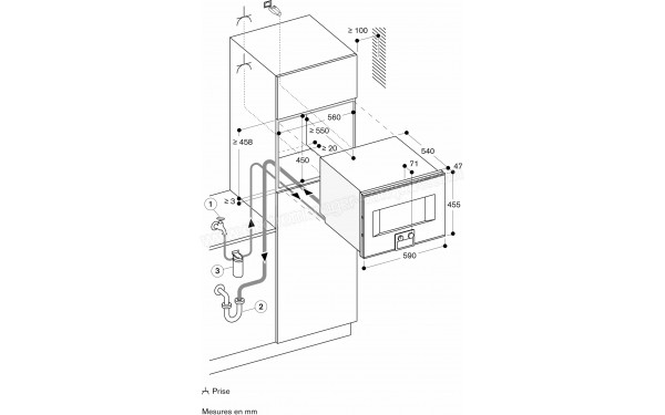 GAGGENAU BS475112 - Dimensions