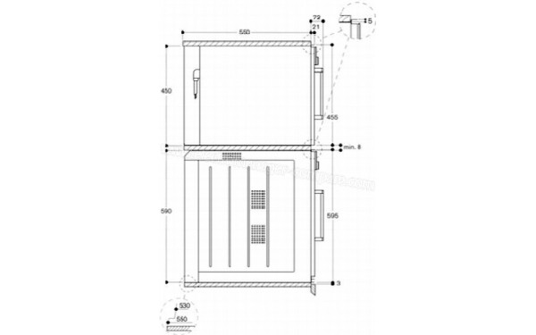 GAGGENAU BSP250110 - Sch&eacute;ma technique