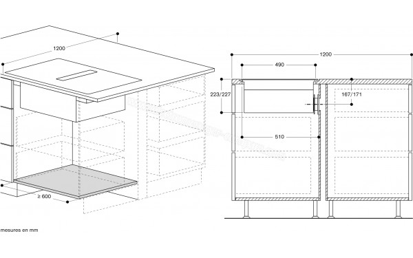 GAGGENAU CV282101M - Dimensions