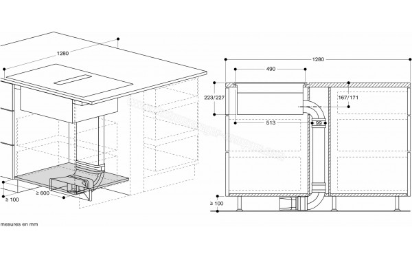 GAGGENAU CV282101M - Dimensions
