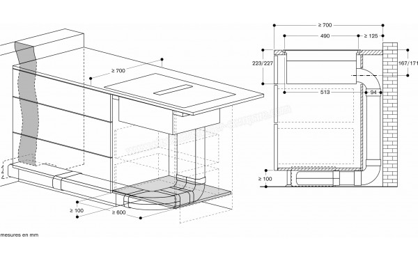GAGGENAU CV282101M - Dimensions
