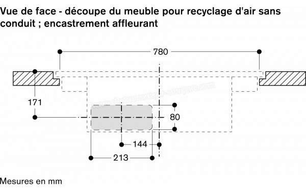 GAGGENAU CV282101M - Dimensions