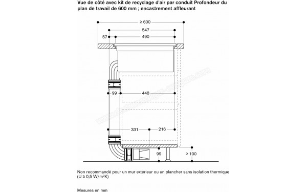 GAGGENAU CV492105 - Dimensions