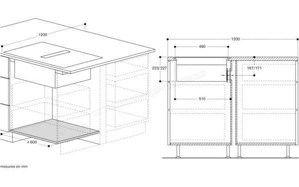 GAGGENAU CV492105 - Dimensions
