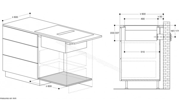 GAGGENAU CV492105 - Dimensions