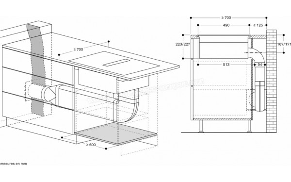GAGGENAU CV492105 - Dimensions