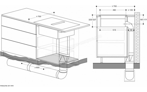 GAGGENAU CV492105 - Dimensions