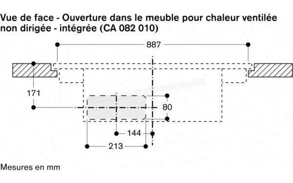 GAGGENAU CV492105 - Dimensions