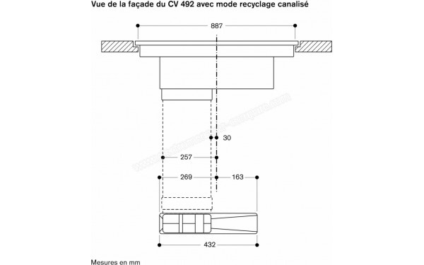 GAGGENAU CV492105 - Dimensions