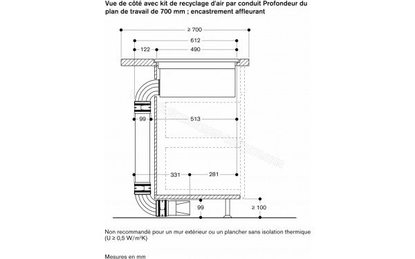 GAGGENAU CV492105 - Dimensions