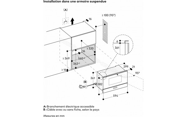 GAGGENAU GM220100 - Dimensions