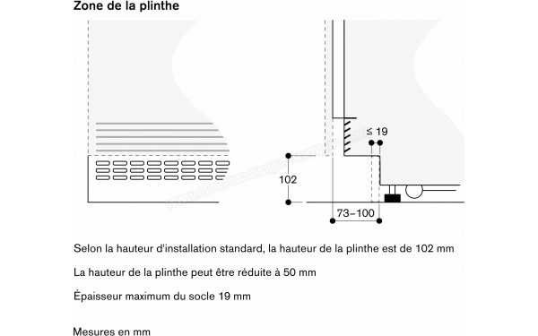 GAGGENAU RVY497190 - Dimensions