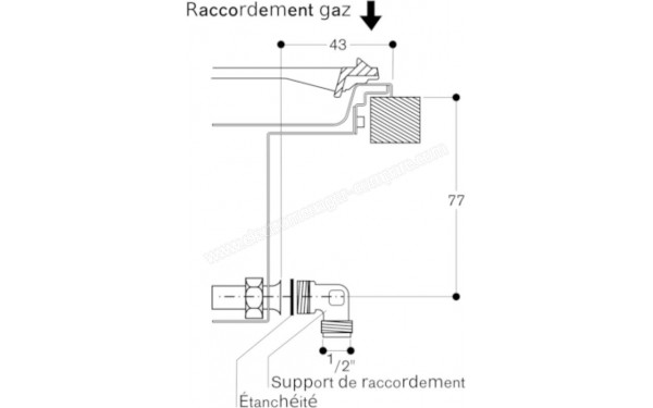 GAGGENAU VG232220 - Dimensions