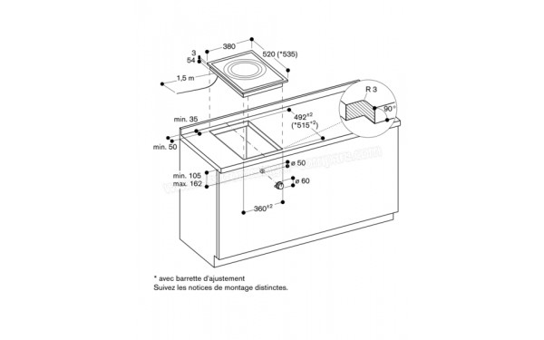 GAGGENAU VI414111 - Sch&eacute;ma technique