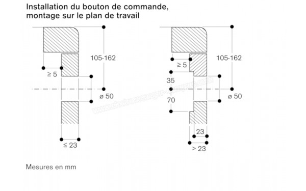 GAGGENAU VI414111 - Sch&eacute;ma technique