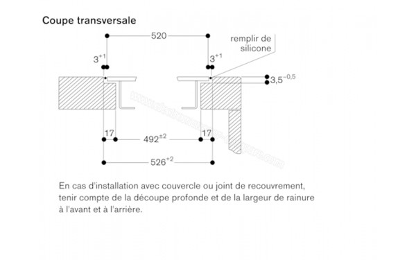 GAGGENAU VI414111 - Sch&eacute;ma technique