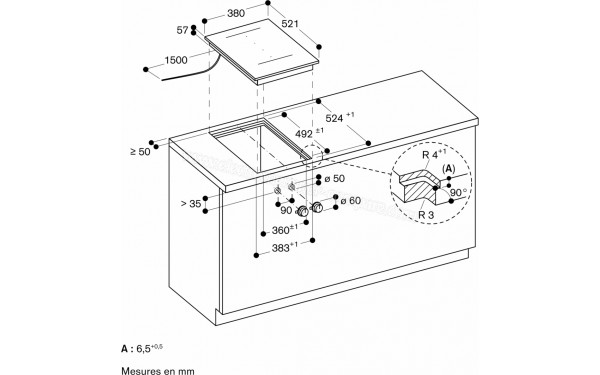 GAGGENAU VI422105 - Dimensions